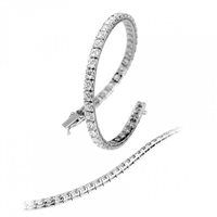 Armband Giorgio Visconti Dame Tennis in Weißgold Diamante BR37544B
